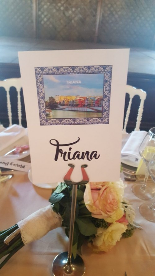 Identificador de Mesa para Boda