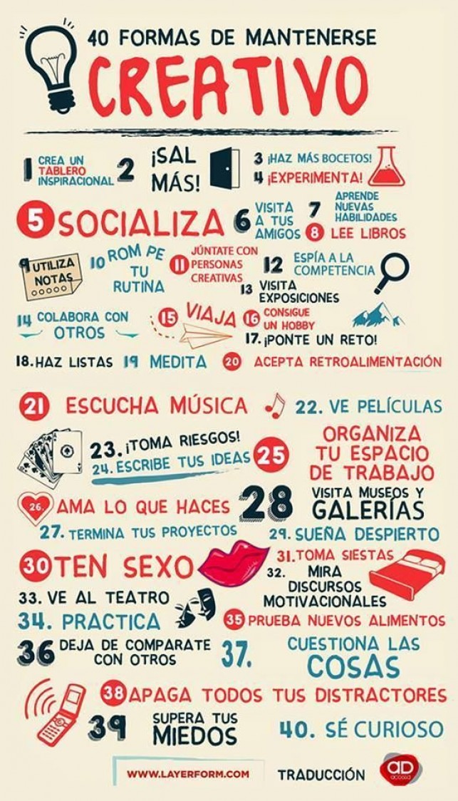 40 Formas de Ser Creativo